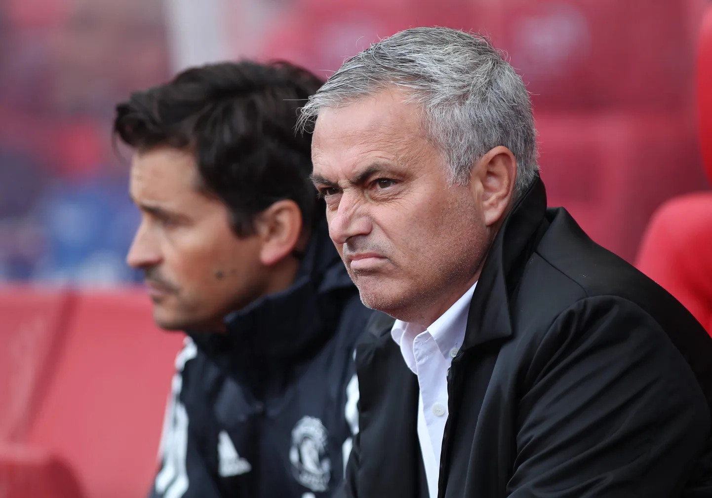 Manchester Unitedi peatreener Jose Mourinho.