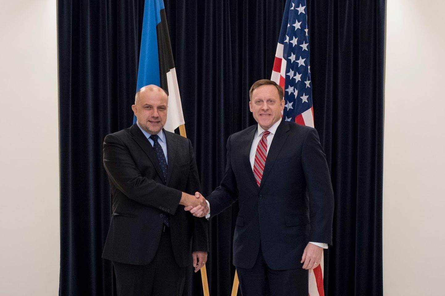 Kaitseminister Jüri Luik kohtus eile Tallinnas Ameerika Ühendriikide küberväejuhatuse ja rahvusliku julgeolekuagentuuri (NSA) ülema admiral Michael Rogersiga.