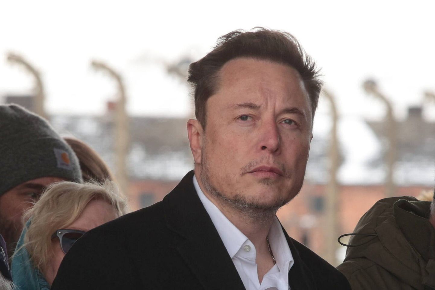 Tesla ja platvormi X omanik Elon Musk külastas 22. jaanuaril 2024 Poolas asuvat endist Natsi-Saksamaa Auschwitz-Birkenau koonduslaagrit