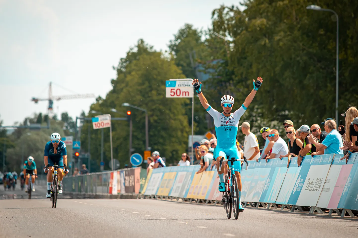 Tartu rattaralli 126-kilomeetrise põhidistantsi võitis Mihkel Räim.