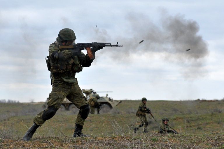 Vene sõdurid. Foto: Scanpix