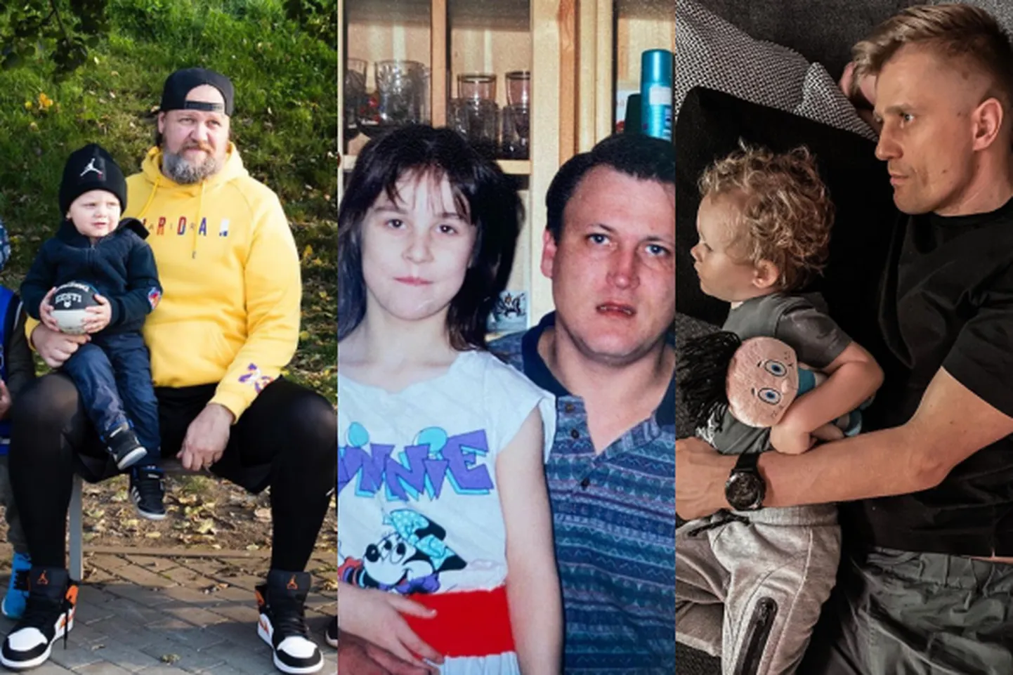 Genka, Kristel Aaslaid isaga ja Joel Ostrat.