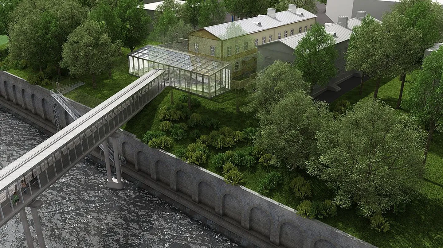 Narva piiripunkti ja jalakäijate silla eskiis