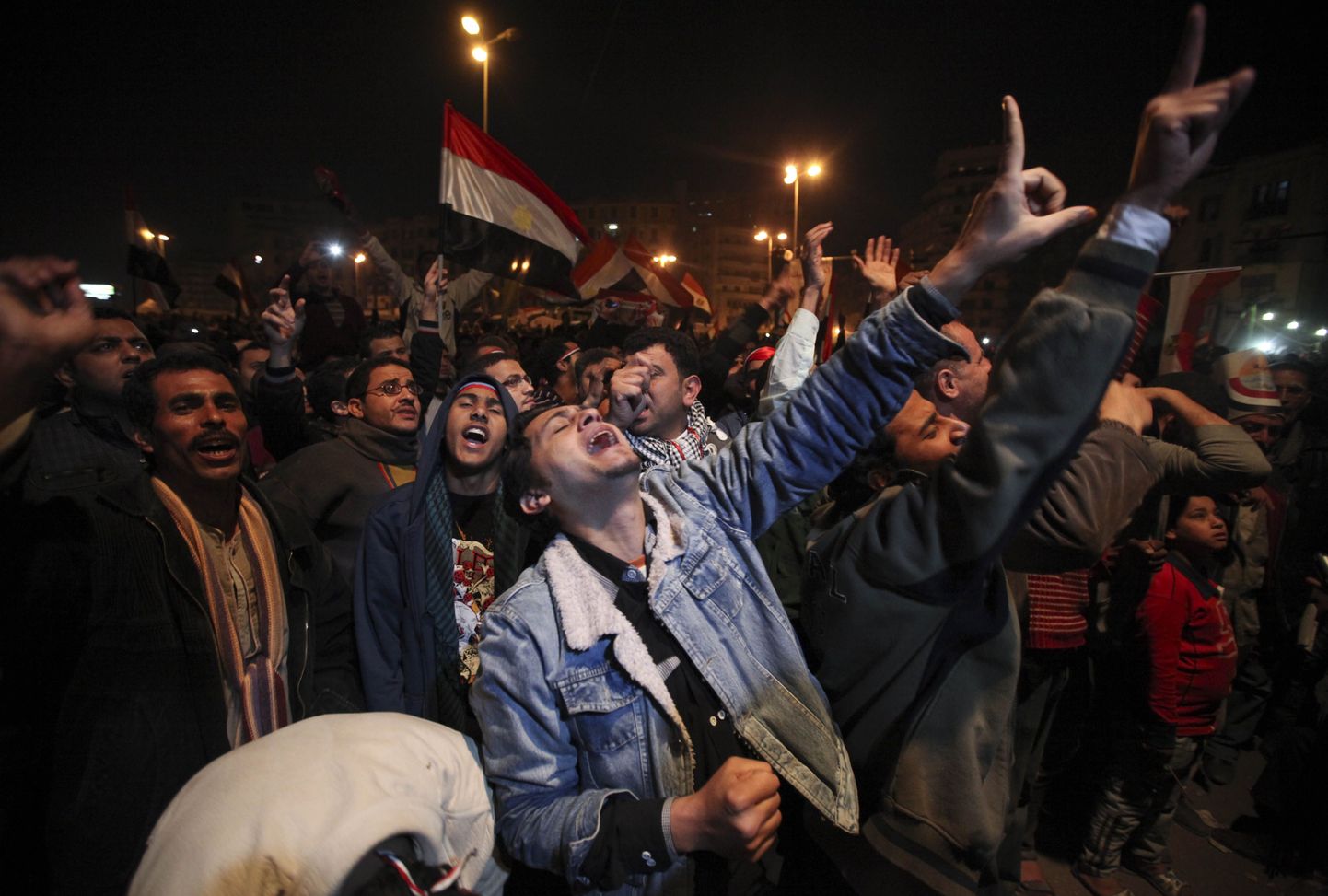 Толпа на площади Тахрир