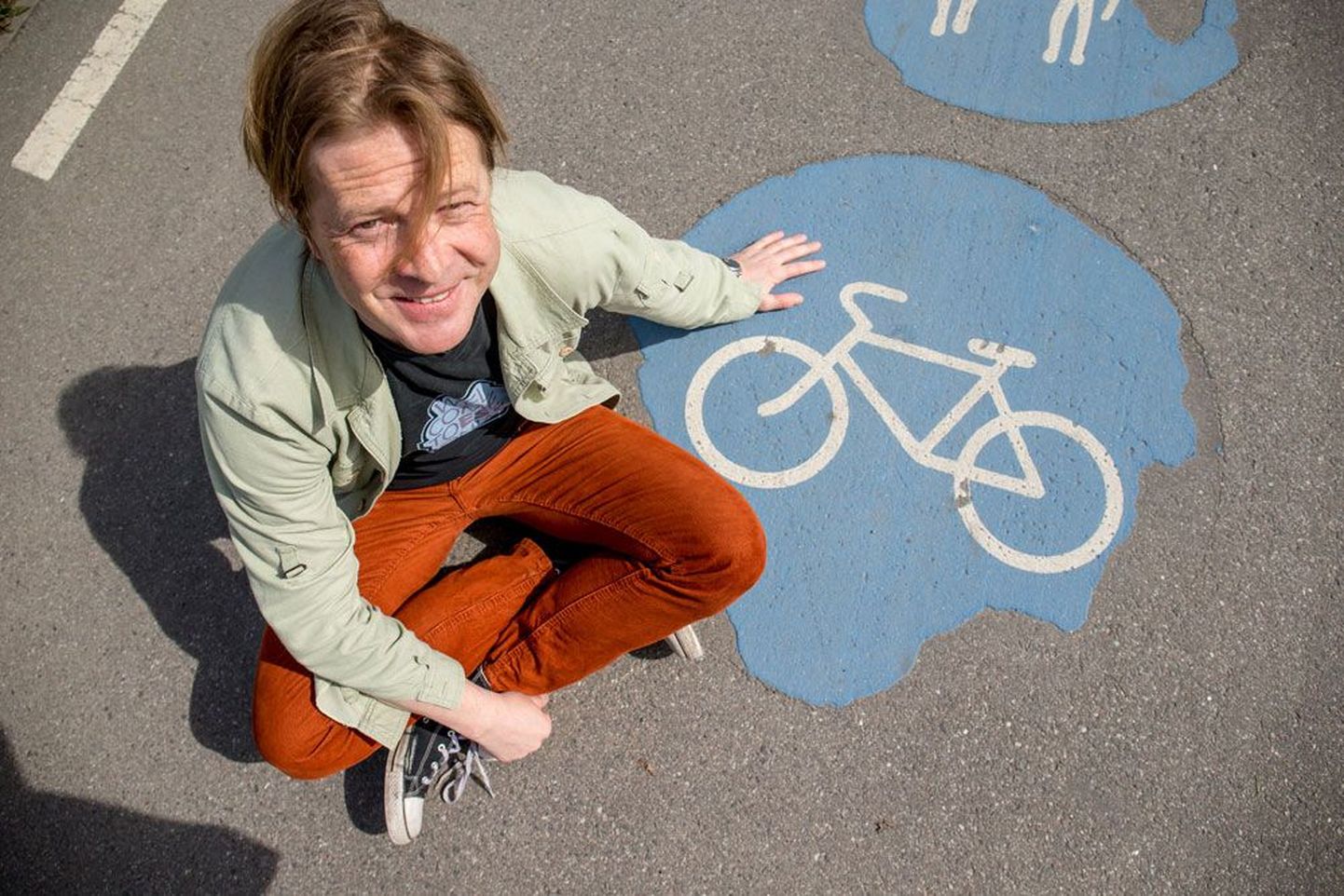 Arengufondi poolt rattaringluse projekti juhtiv Martin Aadamsoo on suur jalgrattasõitja.