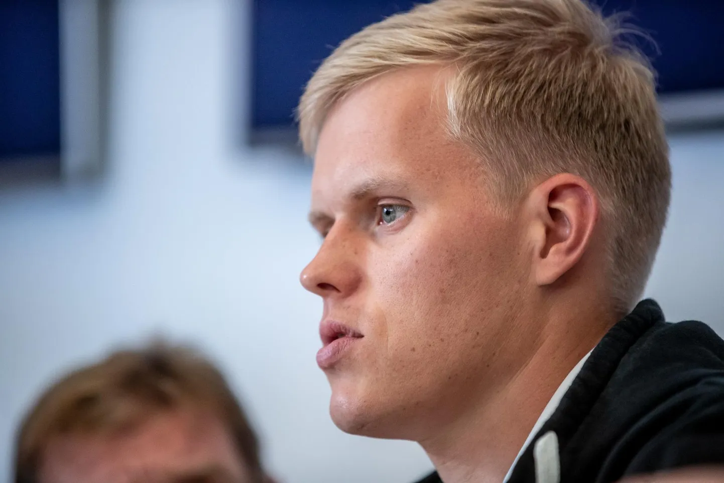 Ott Tänak Soome ralli meediapäeval.