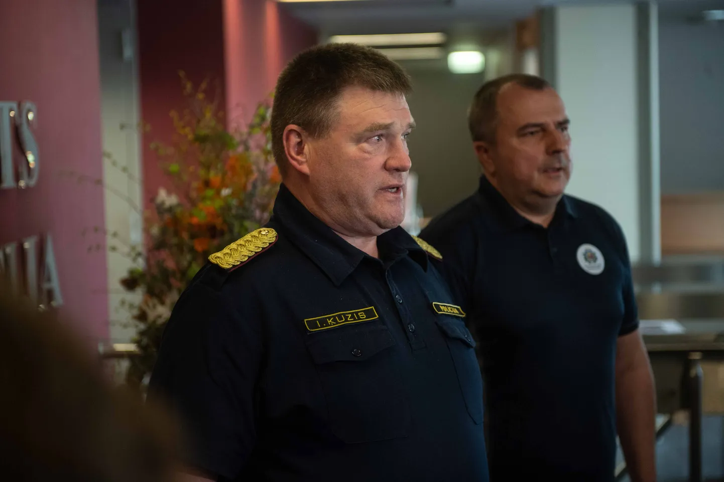 Foto: Preses konference par Deglava tilta slēgšanu