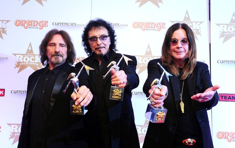 Black Sabbath (vasakult paremale) - Geezer Butler, Tommy Iommi ja Ozzy Osbourne
