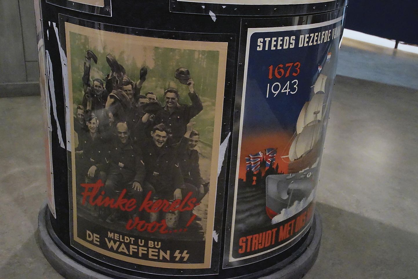 SS-vägedesse värvati mehi nii okupeeritud kui okupeerimata riikidest. Pildil Saksa propagandaposter, mis kutsus üles SS-vägedega liituma ­taanlasi.