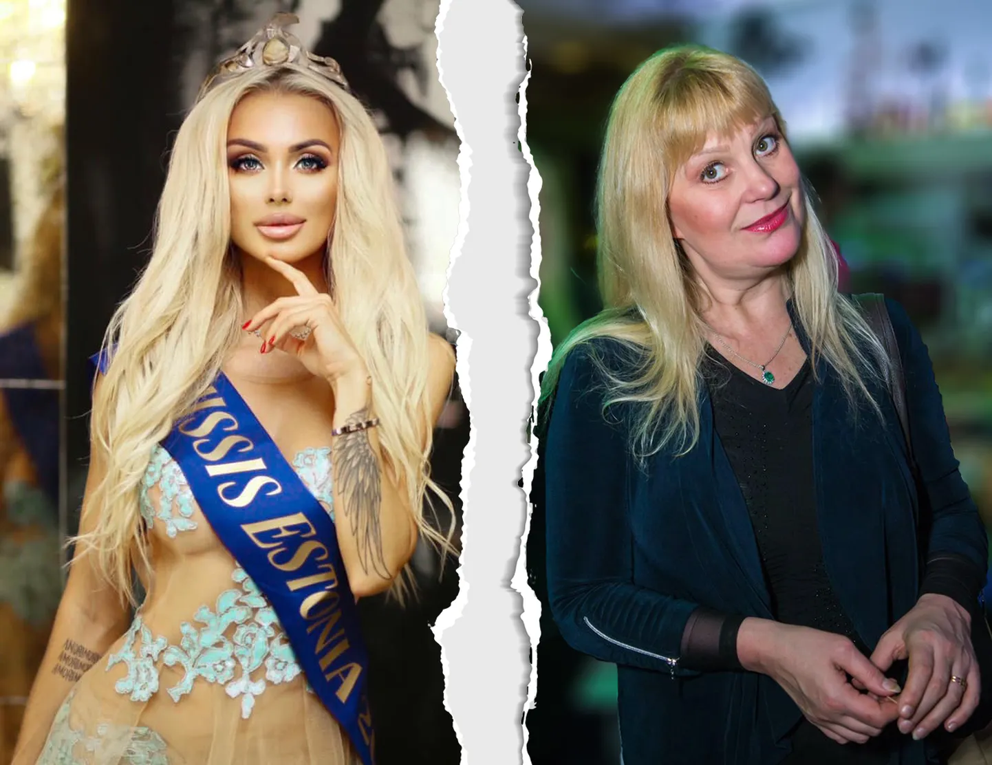 Tiina Jantson (paremal) võttis oma pojanaiselt Elina Kovalenkolt Missis Estonia 2019 tiitili ära.