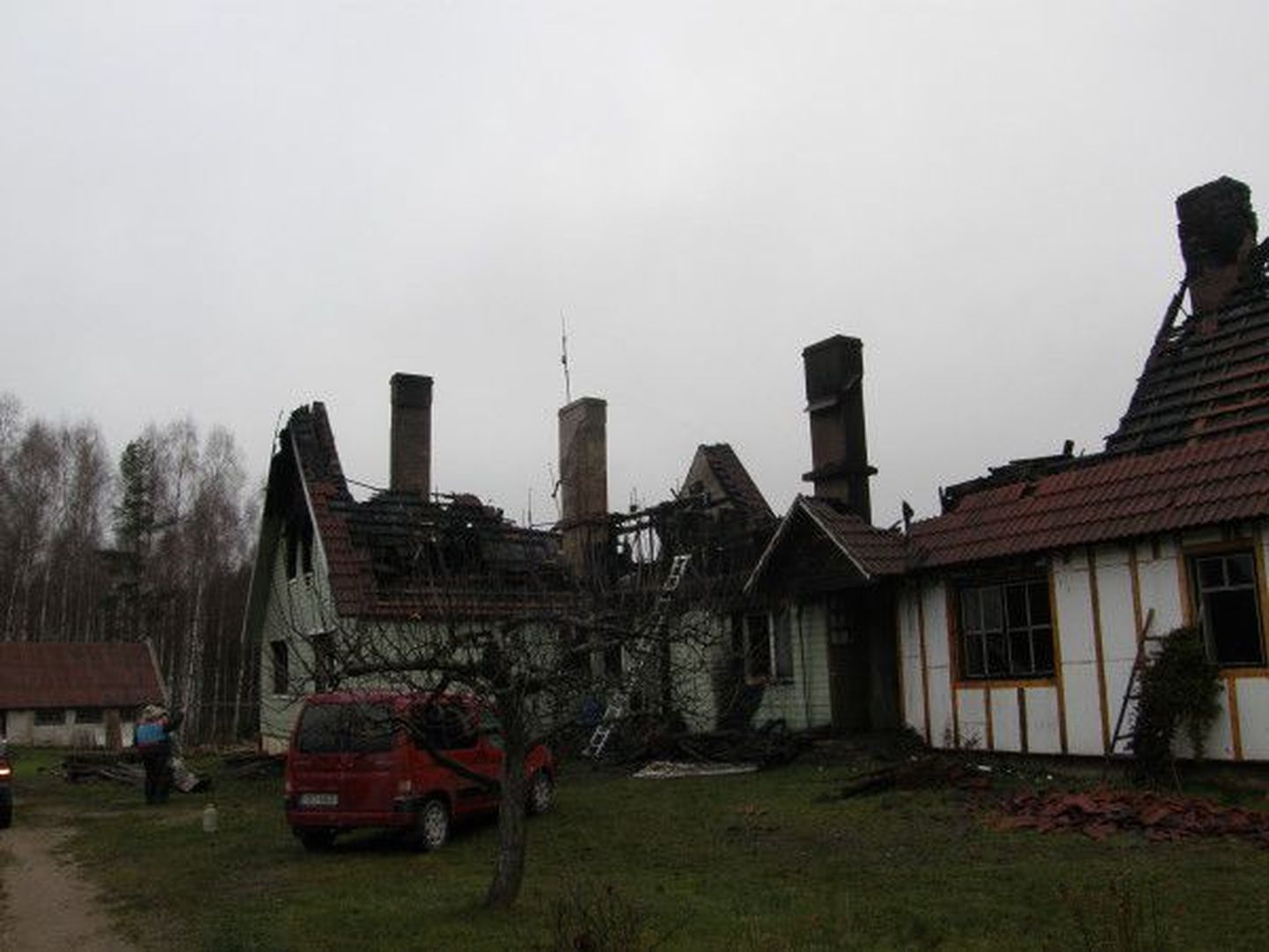 Põlvamaal Mooste vallas Terepi külas põles maja.