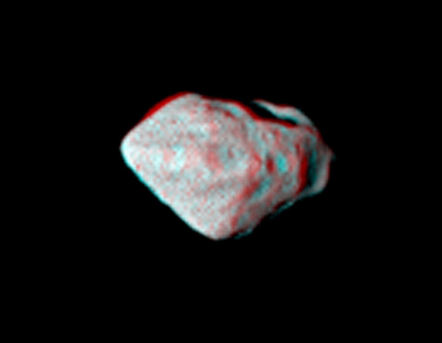 ESA pilt Šteinsi asteroidist.