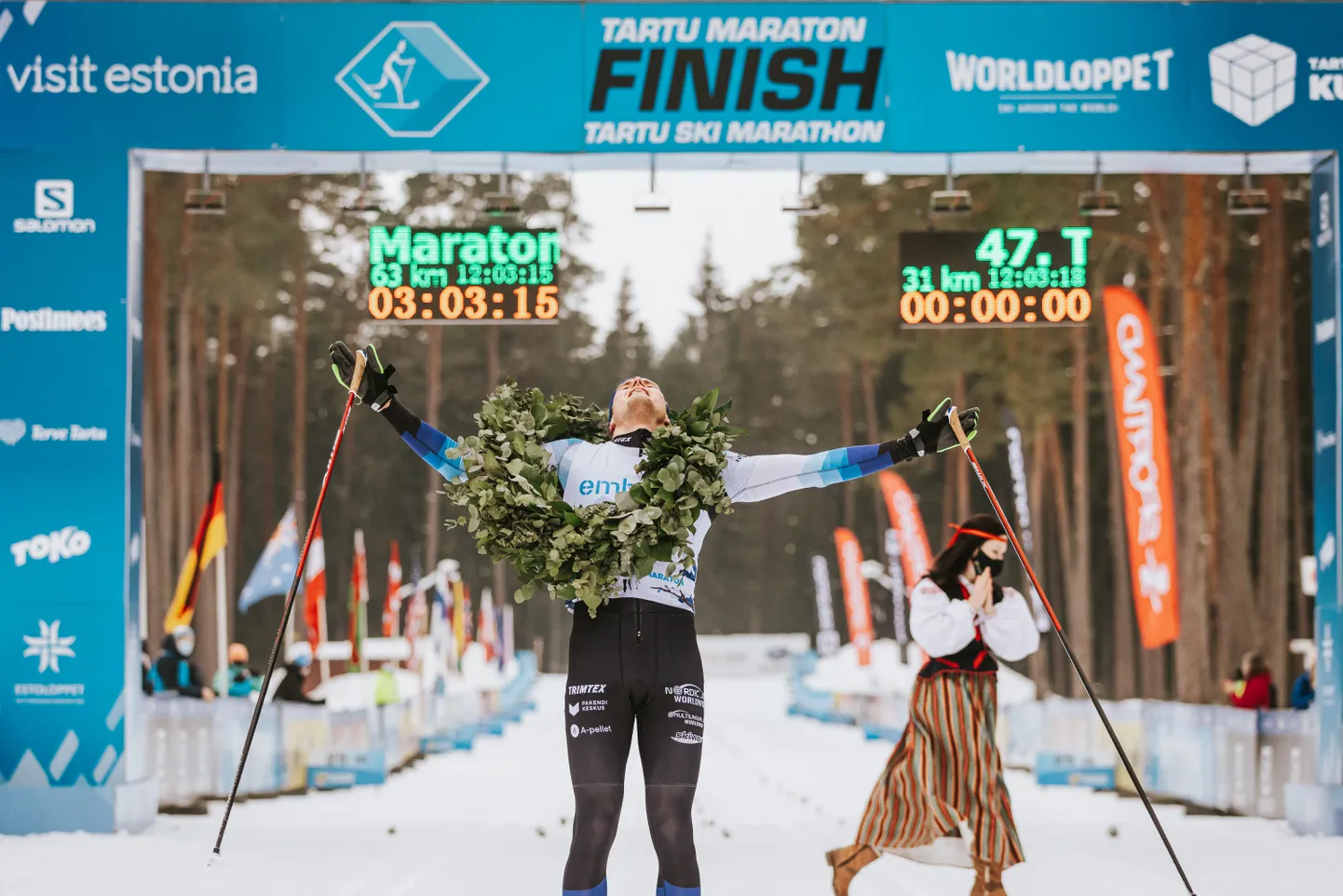 Eelmise aasta Tartu Maratoni võitja Mart Kevin Põlluste.