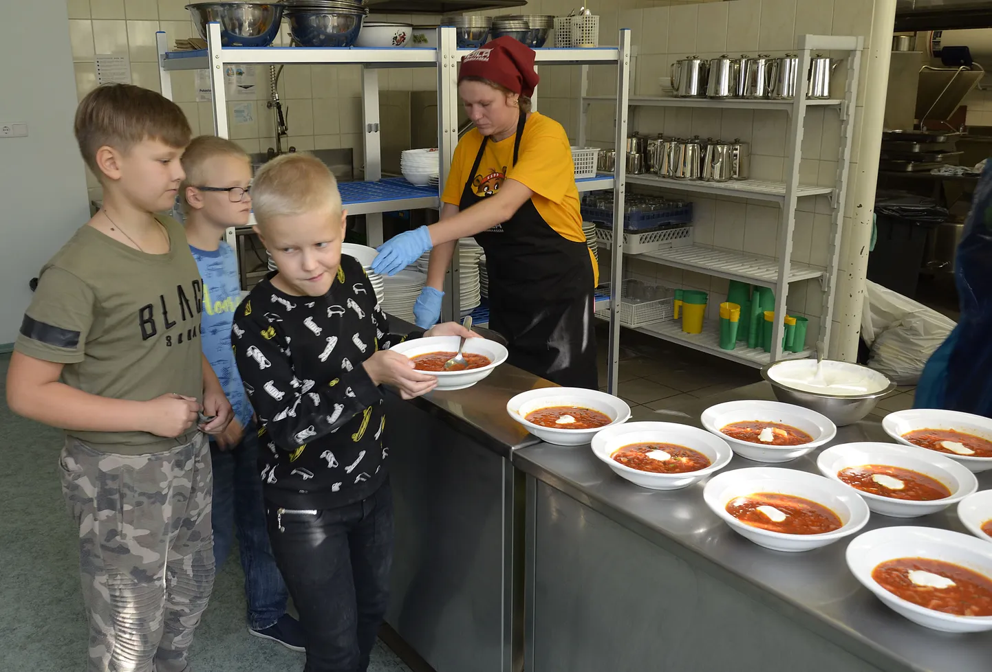 Lõuna koolisööklas. See foto on illustratiivne ega ole käesoleva artikliga otseselt seotud.