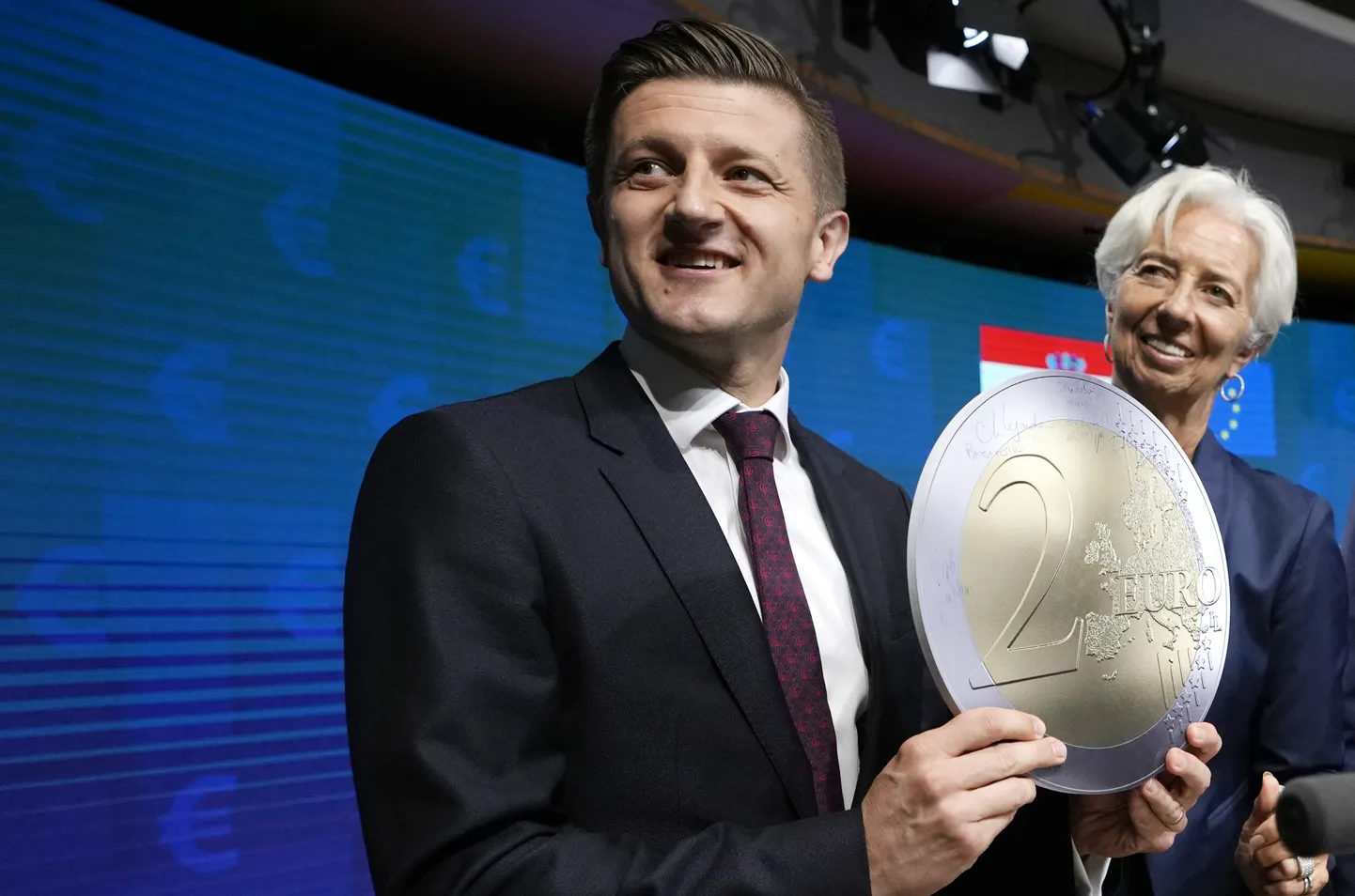 Horvaatia rahandusminister Zdravko Maric (vasakul).