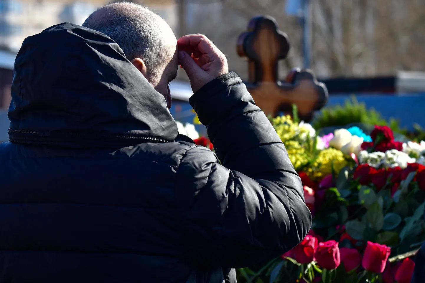 Aleksei Navalnõi matused Borissovo kalmistul.