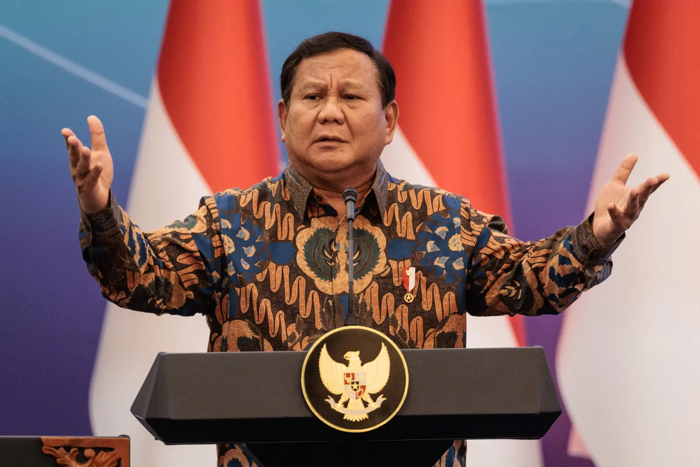Indonēzijas prezidents Prabovo Subianto