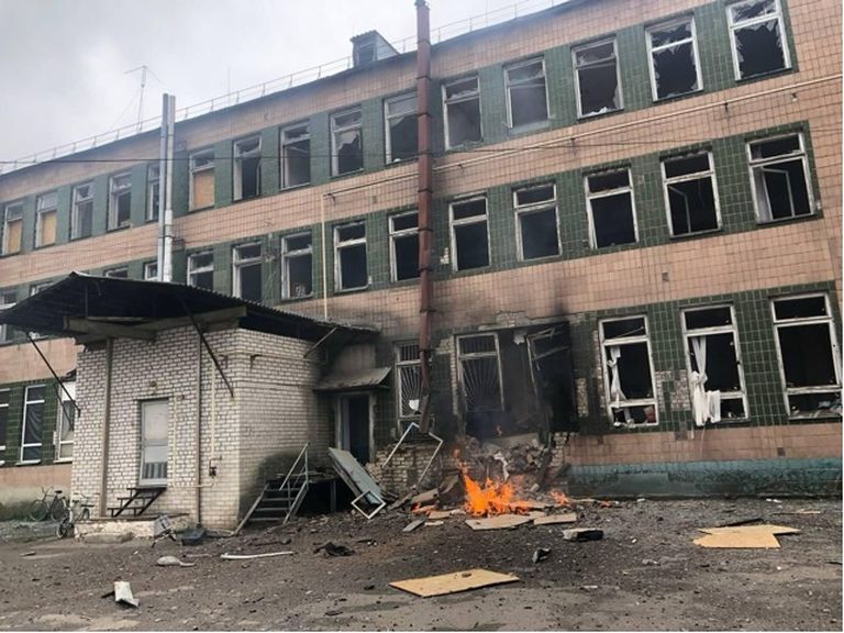 Zolotsheve postkontor on just saanud tabamuse, juhataja sai haavata.