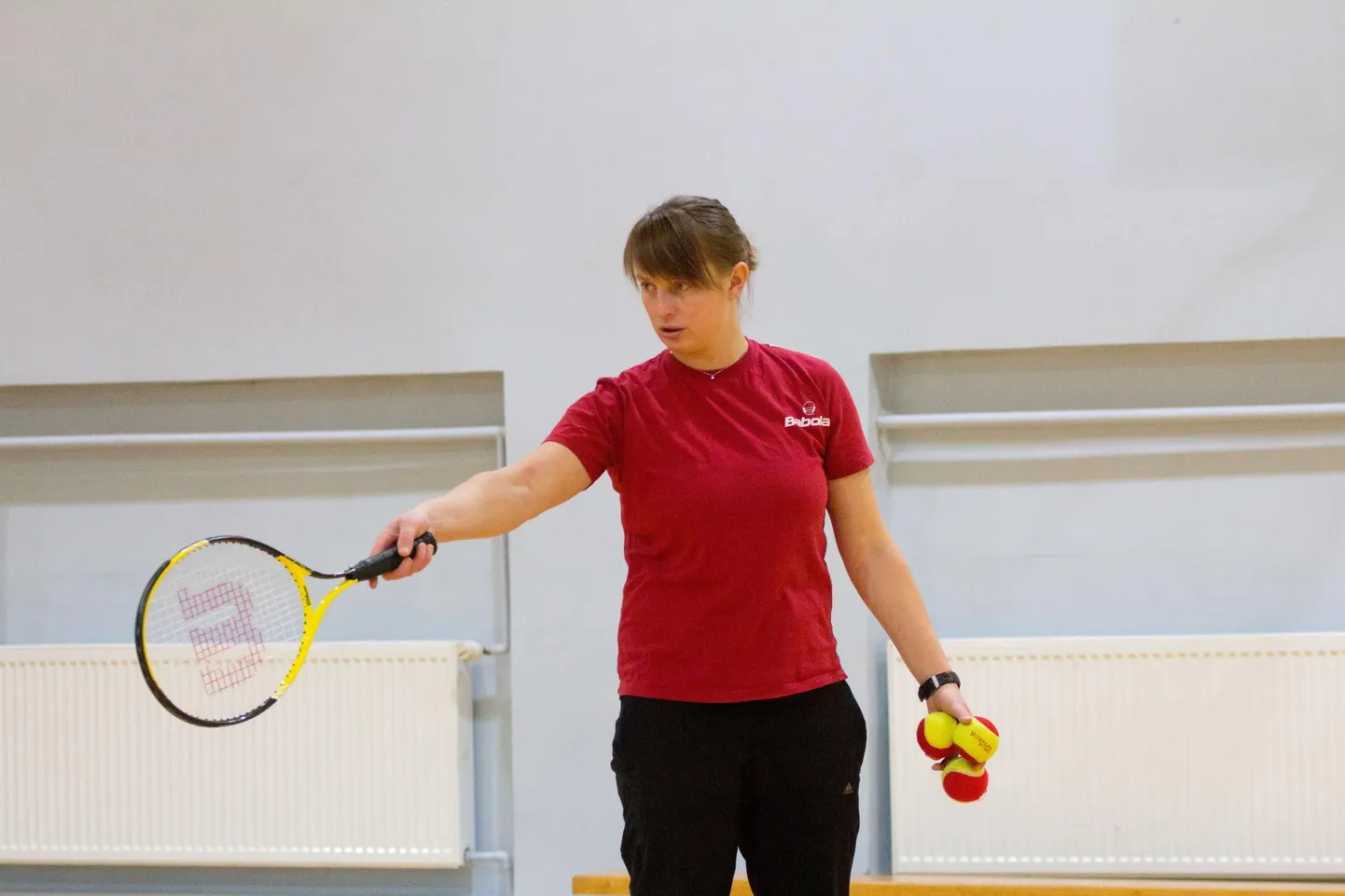 Tennisetreener Maret Ani.