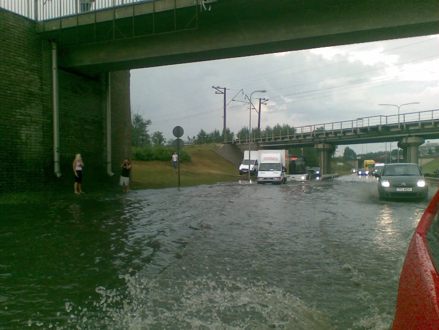 Потоп на улице Таммсааре.
