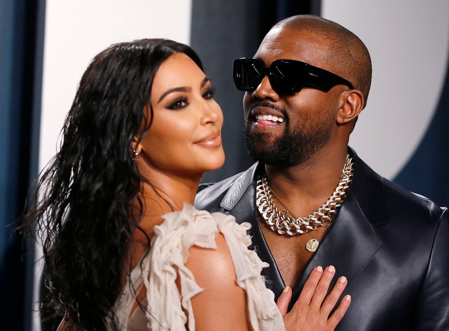 Kim Kardashian ja Kanye West.