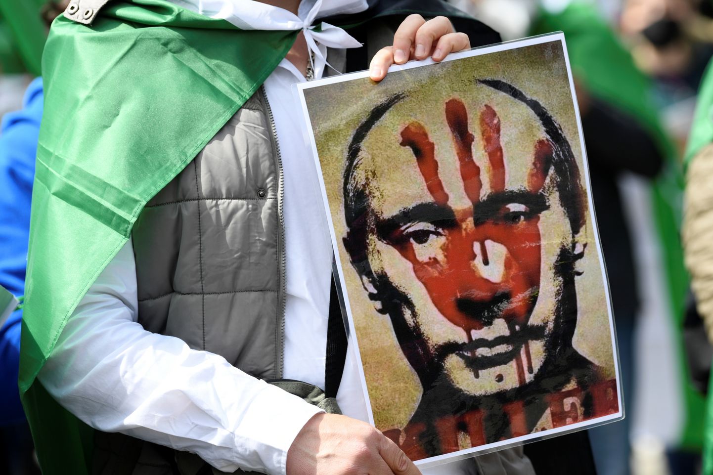 Berliinis toimus mai lõpus meeleavaldus Süüria presidendi Bashar al-Assadi tagasivalimise ja Venemaa toetuse vastu.