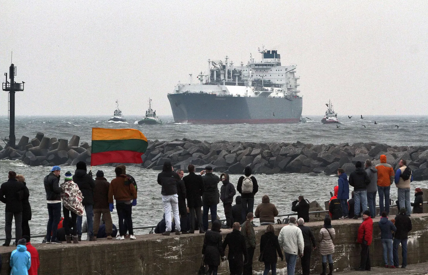 Esimene LNG terminal saabumas Klaipedasse.