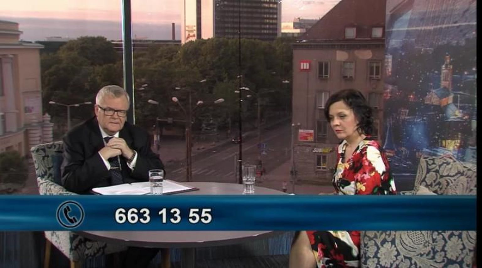 Tallinna TV otsesaade «TeleTallinn» neljapäeva õhtul.