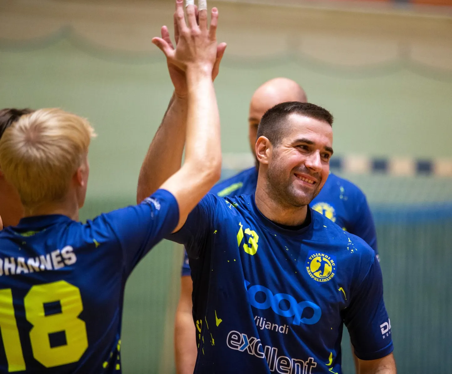 Viljandi HC alustas Balti liiga hooaega Leedus kahe võiduga. Fotol on Andrei Basarab, kes viskas laupäevases kohtumises Kaunase Granitas-Karyse vastu viis väravat.