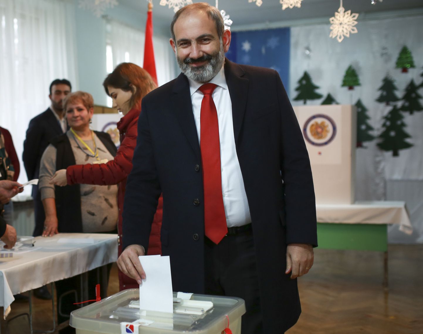 Armeenia peaministri kohusetäitja Nikol Pašinjan.
