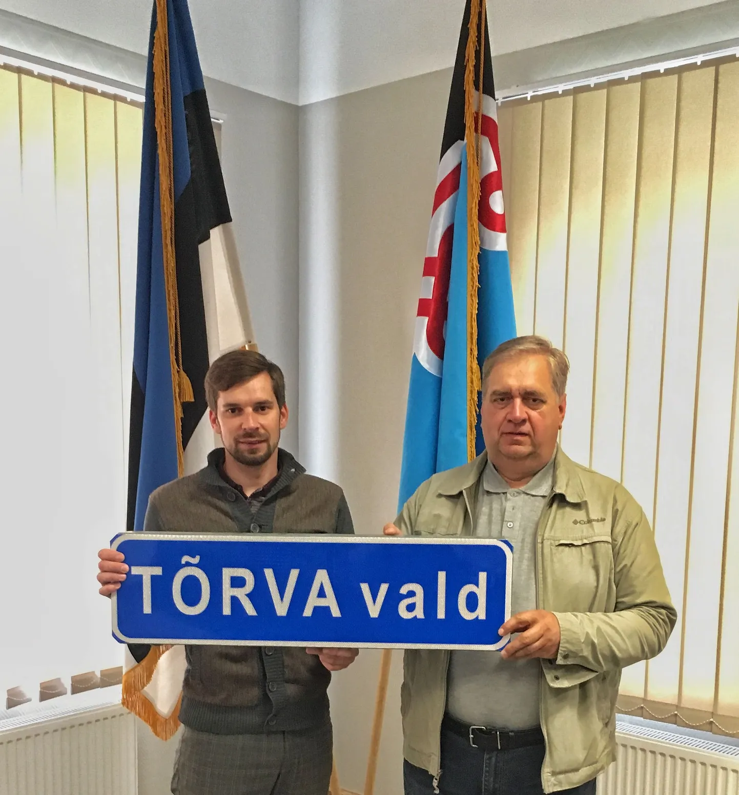 Valla etteotsa kandideerivad Maido Ruusmann (vasakul) ja Enn Mihailov.
