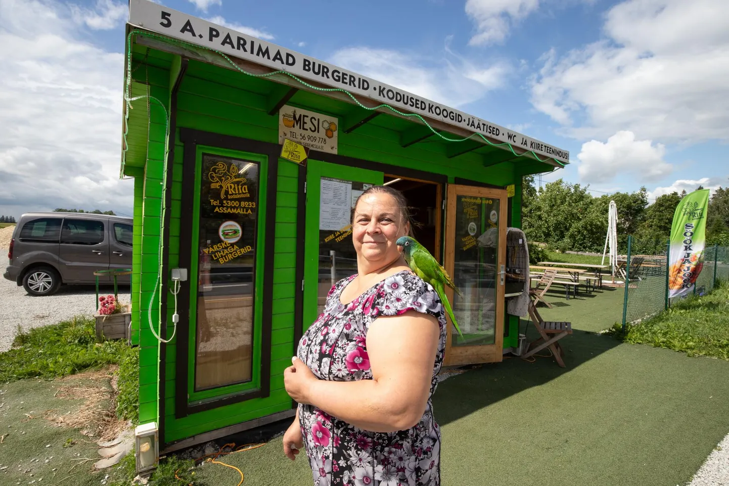 Assamalla burgerikiosk on vahepealsest ärikriisist taastunud ja selle omanik Margarita Köster soovib kohtulugu unustada.