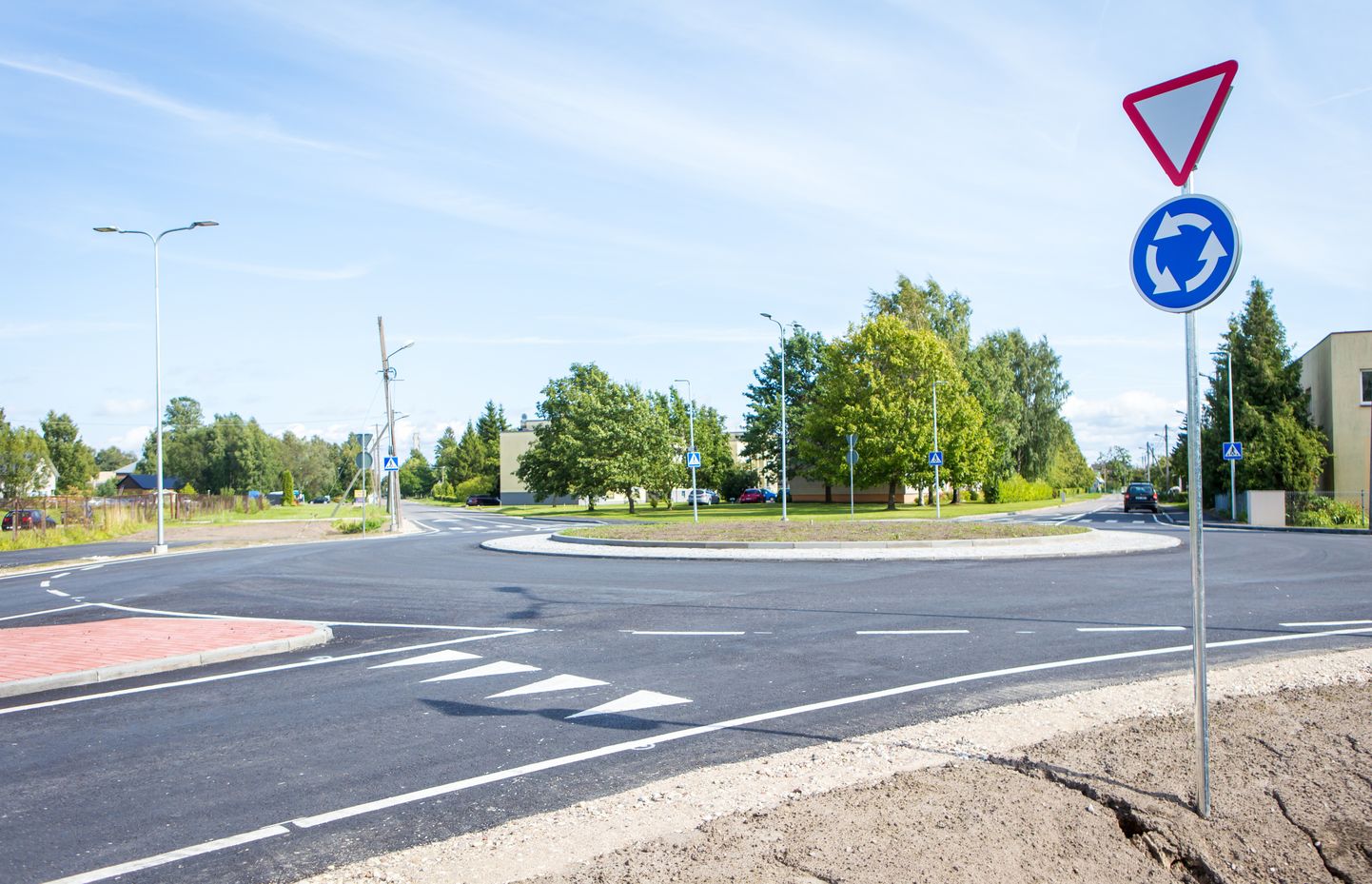 Pärnu tänavuseks aasta teoks valiti Loode-Pärnu tööstusküla tänavavõrgu valminine. Pildil Rõugu, Lille ja Voorimehe tänava ristmik.