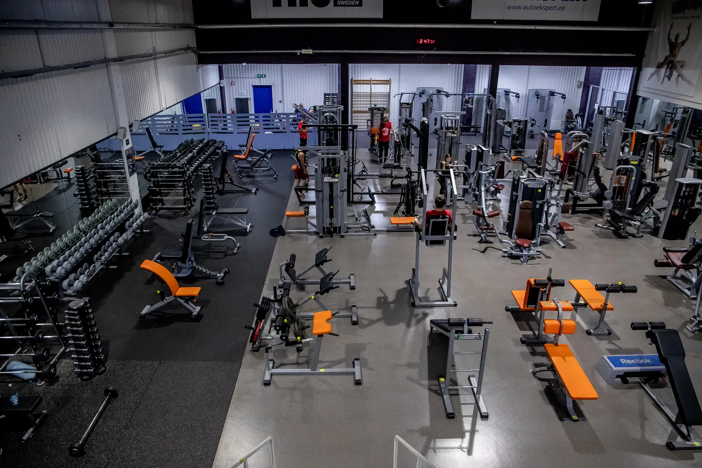 Sparta spordiklubi jõusaal 2019. aasta sügisel.
