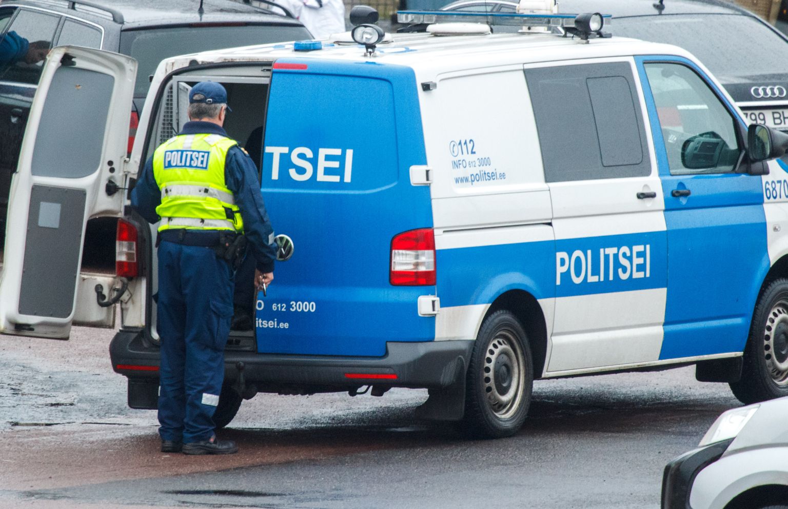 Politsei
Pildil korrakaitsjad Säästumarketi ees viimas ära arvatavat poevarast. 


Foto: Arvo Meeks/Valgamaalane
