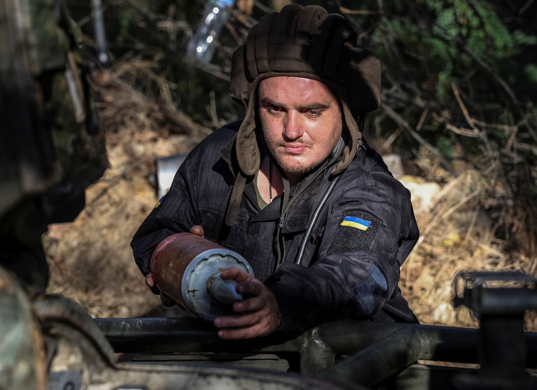 Военнослужащий ВСУ в Донецкой области Украины