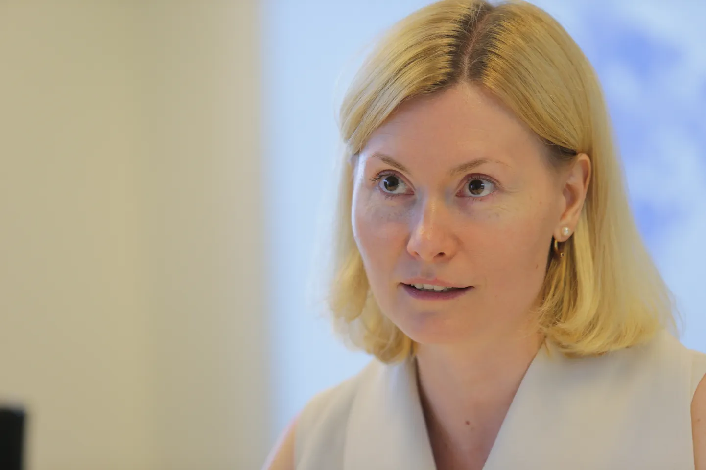 Tervise- ja tööminister Riina Sikkut asus ametisse tänavu kevadel.