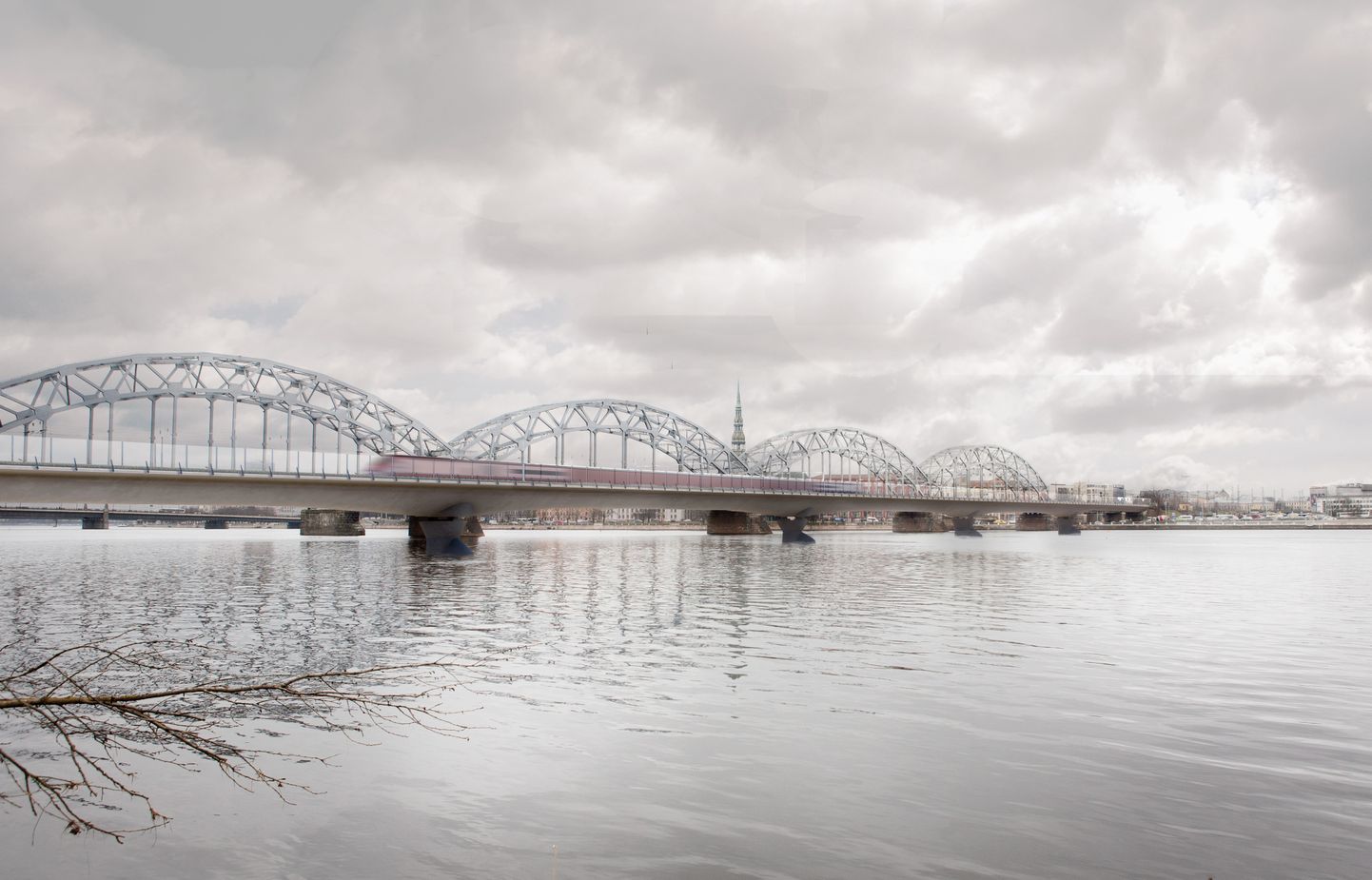 Как будет выглядеть новый мост Rail Baltica через Даугаву?