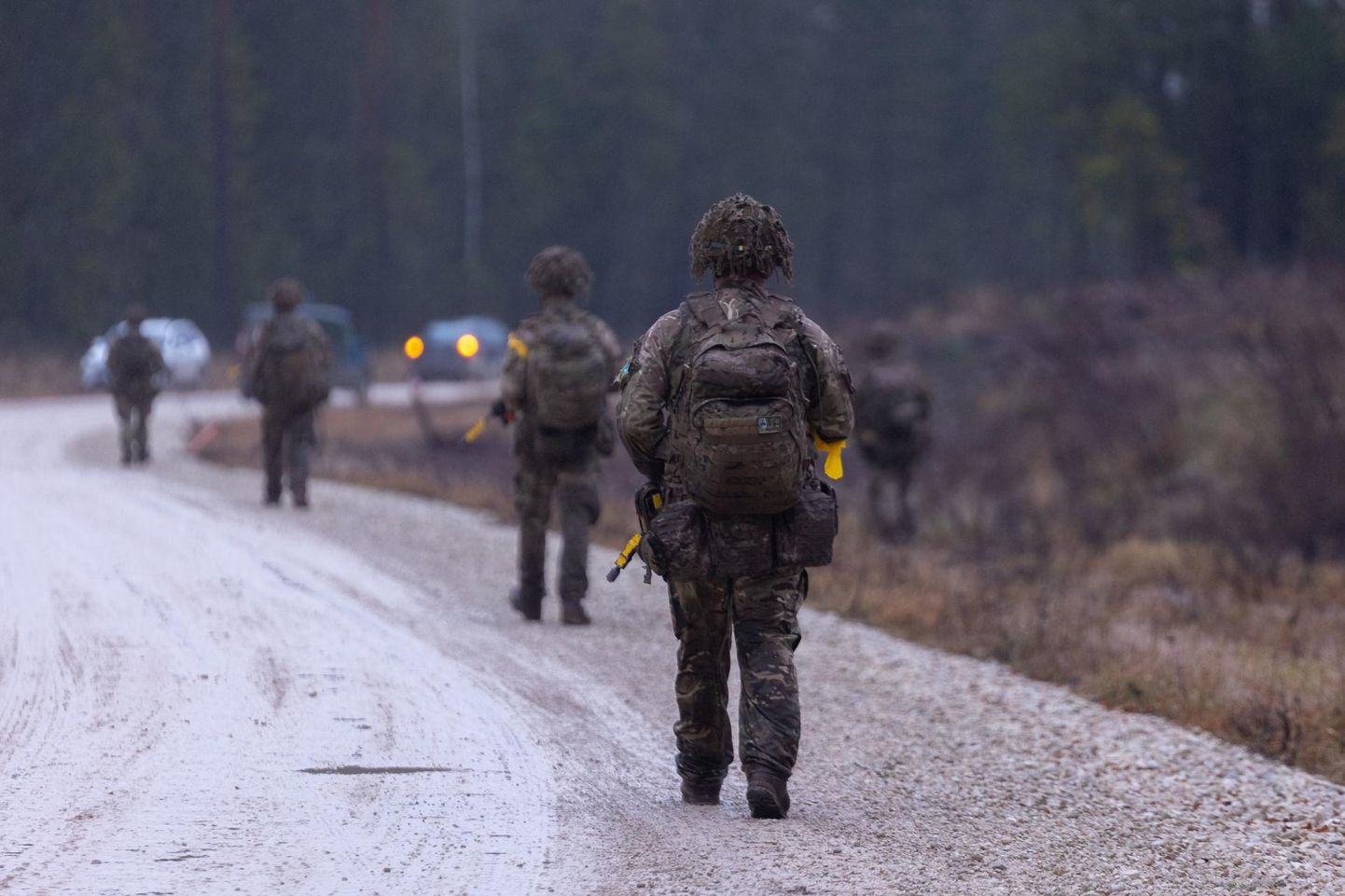 Briti sõdurid Eestis. Foto on illustratiivne.