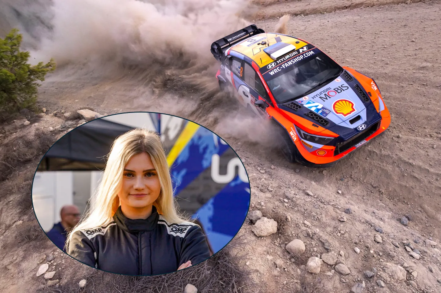 Ott Tänak ja Hanna Lisette Aabna.
