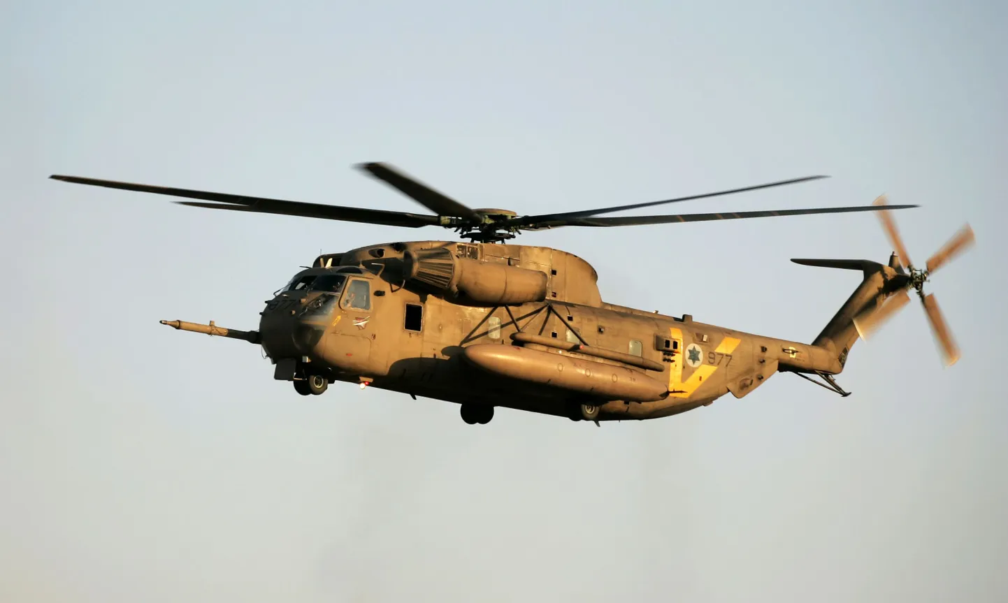 Вертолет CH-53 Sea Stallion, принадлежащий воздушным силам Израиля.