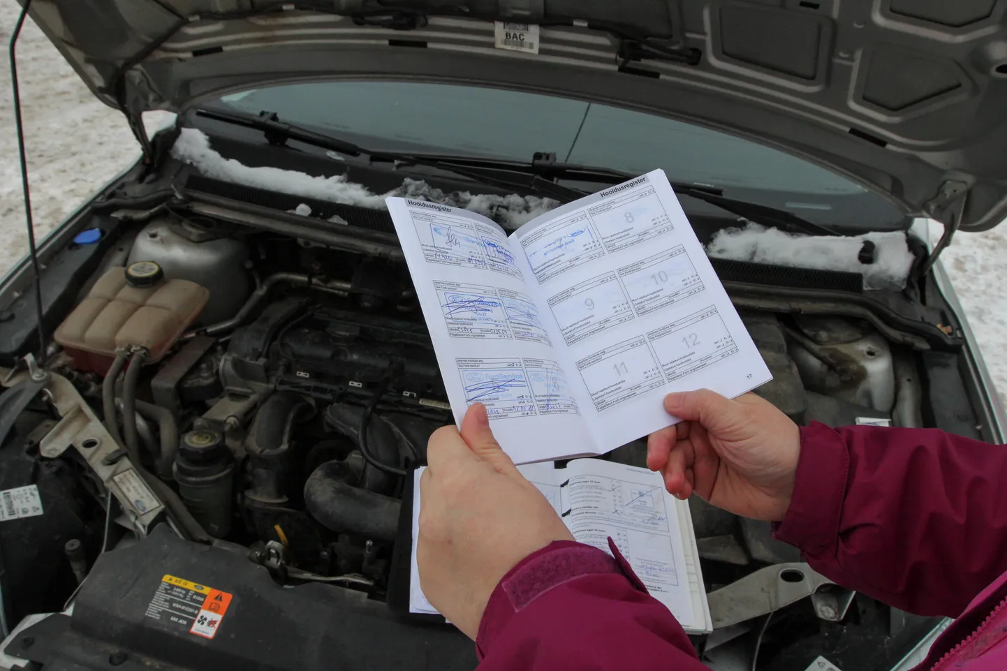 Sõiduauto hooldusraamat, tehniline seisukord, hooldusajalugu, läbisõit. Tausta uurimine enne kasutatud auto ostmist.