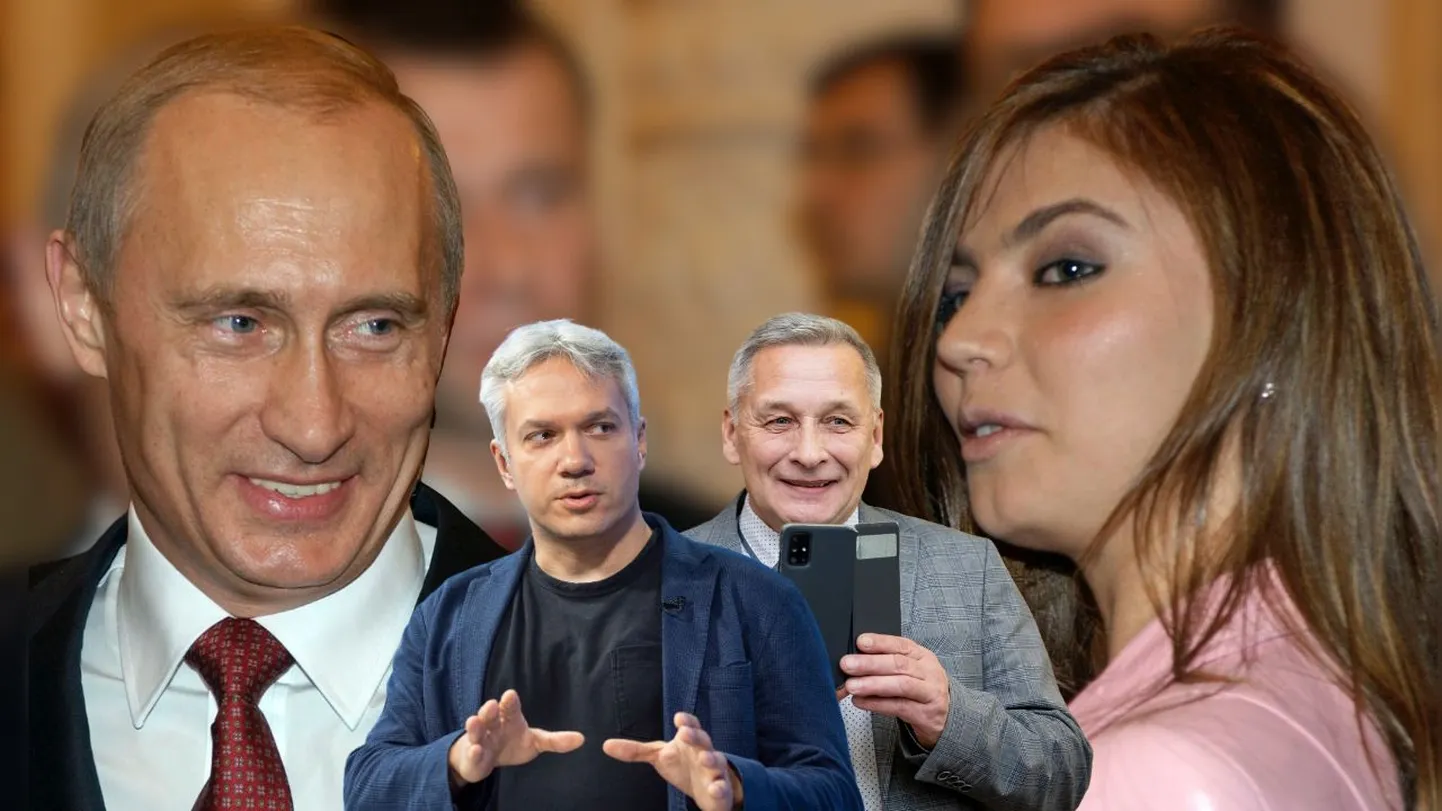 Депутаты Рийгикогу Коробейник и Грюнталь стали экспертами российского пропагандистского СМИ, которым управляет близкая к Путину Алина Кабаева. Апрель 2025 года.