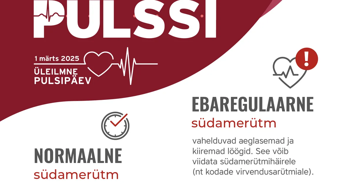 Pulsi mõõtmine randmelt võib päästa elu
