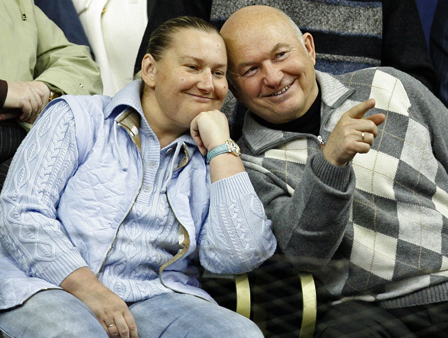 Jelena Baturina koos abikaasa Juri Lužkoviga.