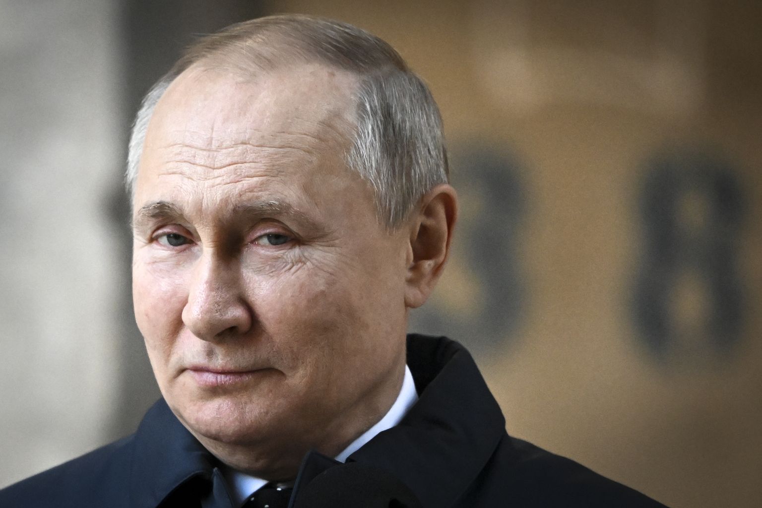 Venemaa president Vladimir Putin pühapäeval Moskvas Hrunitševi kosmosekeskuses.