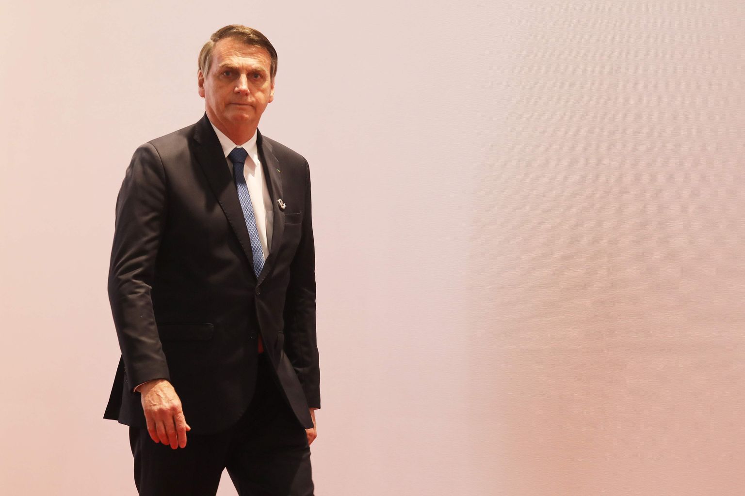 Brasiilia president Jair Bolsonaro 28. juunil 2019 G-20 tippkohtumisel Jaapanis Osakas
