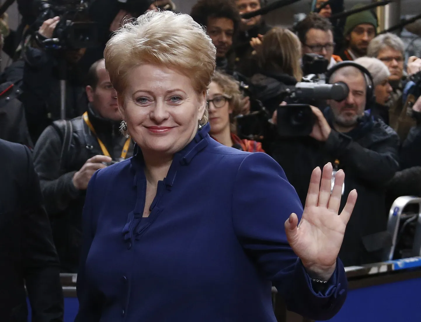 Leedu president Dalia Grybauskaite täna Brüsselis.