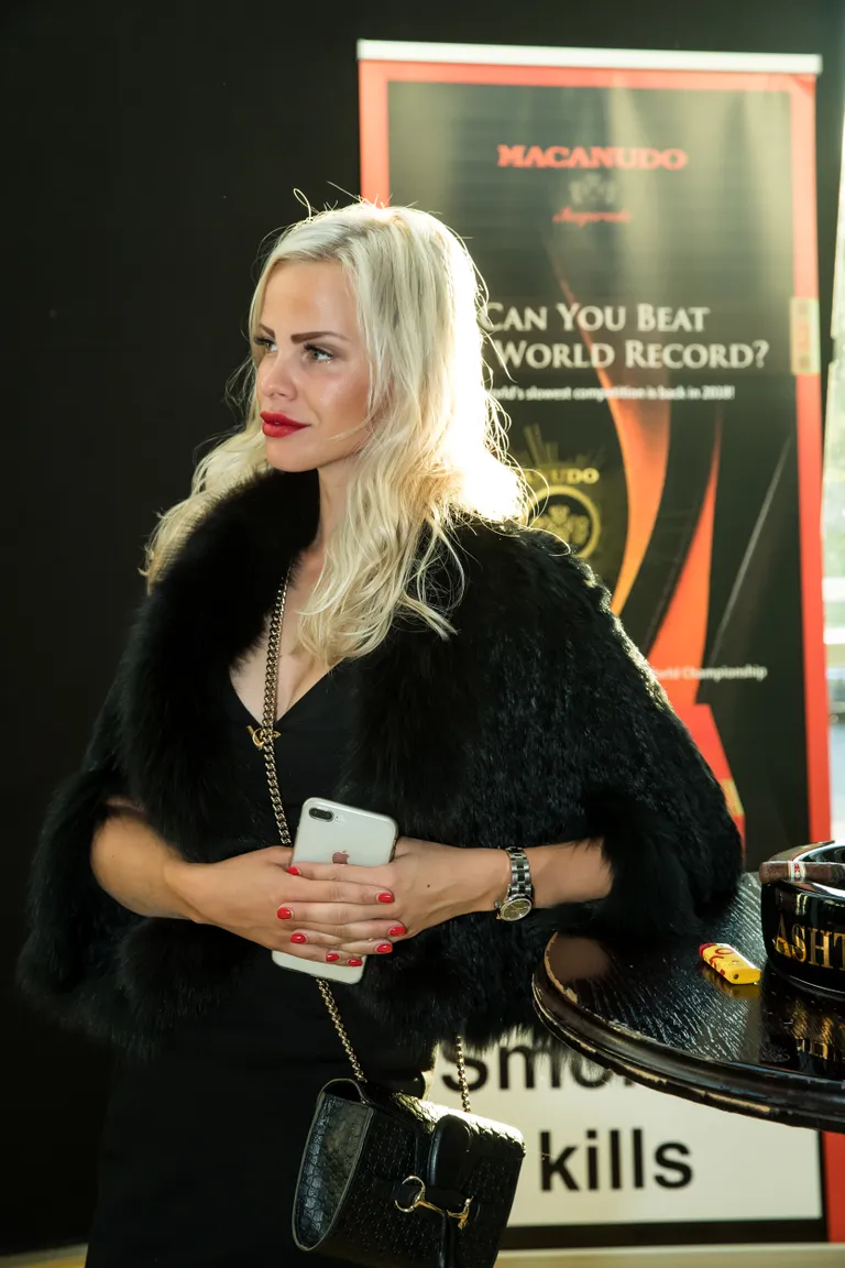 Gerli Rosenfeld 2018. aastal Fine Spirits & Cigar Weekend üritusel.