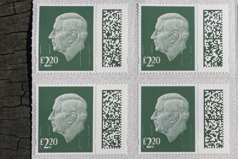 Uus postmark kuningas Charles III profiiliga.